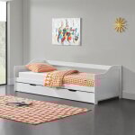 [en. casa] canap - lit convertible pour 2 personnes lit gigogne canap divan lit d'appoint structure ...