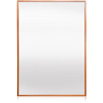 Casa chic - miroir mural - blumfeldt croxley - cadre métallique rectangulaire 70 x 50 cm - doré Casa chic - miroir mural - blumfeldt croxley - cadre métallique rectangulaire 70 x 50 cm - doré