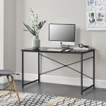 [en. casa] - poste de travail r�ros 120 x 60 x 72 cm noir