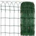 Casa pura - grillage ornemental rouleau de 40 cm x 10 m, vert, maille: 15 x 9 cm