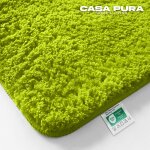 Tapis de bain sky uni vert pomme 70 x 120 cm
