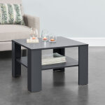 Table basse de salon aachen 60 x 60 x 40 cm gris fonc� [en. casa]