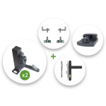 Casanoov - pack accessoires d'installation portail battant