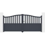 Portail aluminium battant 3m meije 300x140cm gris Portail aluminium battant 3m meije 300x140cm gris
