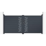 Casanoov - portail aluminium battant arlberg 300x140cm