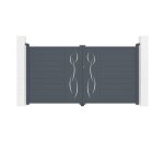 Casanoov - portail aluminium battant life 300x160cm