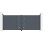 Casanoov - portail aluminium battant life 350x140cm