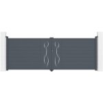 Casanoov - portail aluminium battant life 400x140cm