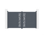 Casanoov - portail aluminium battant sunny 300x180cm