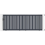 Casanoov - portail aluminium coulissant 4m veymont 400x160cm gris