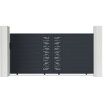 Casanoov - portail aluminium coulissant arlberg 300x160cm