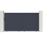 Casanoov - portail aluminium coulissant eiger 300x180cm