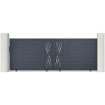 Casanoov - portail aluminium coulissant veleta 400x140cm