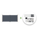 Casanoov - portail battant �lectrique eiger 350x160cm + motorisation hicker b200