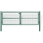 Portail battant grillag olga 300x100cm vert