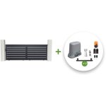 Casanoov - portail coulissant �lectrique vogel 400x140cm + motorisation tanker c600