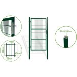 Casanoov - portillon grillag 1m razo 100x180cm vert