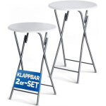 2x table de cocktail ronde 110 cm 60 cm plateau table mdf mange debout extrieur salle  manger table ...