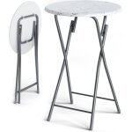 2x table de cocktail ronde 110 cm �60 cm plateau table mdf mange debout ext�rieur salle � manger table ...