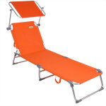 Casaria - chaise longue pliable ibiza dossier réglable 4 positions pare - soleil intégré compacte et ... Casaria - chaise longue pliable ibiza dossier réglable 4 positions pare - soleil intégré compacte et ...