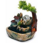 Cascade bureau fontaine d�cor humidificateur de bureau avec jardin de rocaille et bonsa� pour bureau, ...