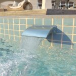 Le poisson qui jardine - cascade - fontaine inox bassin de jardin & piscine 30 x 9 x 26 cm - argent