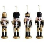 Casse - noisette soldat d�corations de no�l, casse noisette en bois, d�coration de no�l ensemble de classique ...