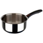 Casserole en acier inoxydable et baklite 12 cm 1 mm acier inoxydable