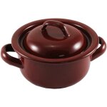 Casserole �maill�e marron wurko 14 cm