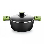 Casserole haute avec couvercle en fonte d'aluminium 20cm prior 400320 bra