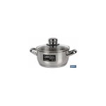 Cocotte à induction inox 5, 4l polenta t / verre modèle Ø260 mm Cocotte à induction inox 5, 4l polenta t / verre modèle Ø260 mm