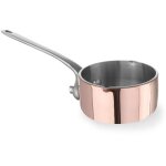 Casserole miniature en cuivre avec bec verseur, diamtre 50 x (h) 30 mm hendi 607015