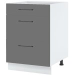 Casserolier lovia gris mat l 60 cm