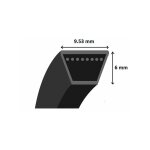 Courroie de traction tondeuse ggp / castelgarden