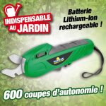 Outiror - scateur lectrique  batterie lithium - ion rechargeable - 7, 2 volts - 1, 3 mah