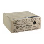 Cave  fromage & couteau 'affinage' 25cm naturel