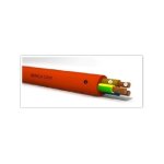 C�bles pour haute temp�rature 3x2. 5, avec isolation et guaine en caoutchouc siliconique b2603250