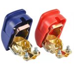 Ccykxa - 1 paire) lib�ration rapide 12v / 24v cosse batterie bornes de batterie connecteurs de batterie ...