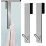 Ccykxa - 2 pcs crochets de porte de douche, accroche serviette avec couches en mousse, crochets de porte ... Ccykxa - 2 pcs crochets de porte de douche, accroche serviette avec couches en mousse, crochets de porte ...