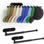 Ccykxa - lot de 2 porte - chapeaux pour casquettes de baseball, organisateur mural rétractable en acier ... Ccykxa - lot de 2 porte - chapeaux pour casquettes de baseball, organisateur mural rétractable en acier ...