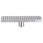 Ccykxa 30cm caniveau pour douche, caniveau de douche en acier inox siphon sol d'évacuation à carreler ... Ccykxa 30cm caniveau pour douche, caniveau de douche en acier inox siphon sol d'évacuation à carreler ...