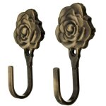 Ccykxa - lot de 4 pat�res antiques en fer - style vintage - 92 mm