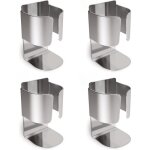 Ccykxa lot de 4 porte - brosses � dents, support brosse � dents �lectrique en acier inoxydable, organisateur ...