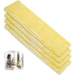 Ccykxa - chiffons de nettoyage en microfibre 4 pi�ces vw bonnettes microfibre accessoire mop remplacement ...