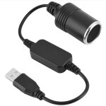 Ccykxa - convertisseur usb a m�le vers prise allume - cigare femelle 12 v - port usb pour gps dashcam ...