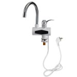 Ccykxa mitigeur de lavabo mitigeur de cuisine chauffe - eau �lectrique instantan�e led affiche eu prise ...