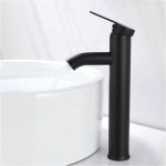 Ccykxa - mitigeur de lavabo, design � bec haut, robinet monotrou, pour vasque � poser sur table pour ...