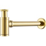 Ccykxa - or, siphon à bouteille en laiton - siphon rond - siphon de lavabo - siphon p - trap - 3, 8 cm ... Ccykxa - or, siphon à bouteille en laiton - siphon rond - siphon de lavabo - siphon p - trap - 3, 8 cm ...