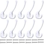 Ccykxa - pat�res pour mur ? cintre robuste (lot de 10), crochets muraux de qualit� sup�rieure, crochets ...