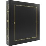 Album photo pochette cordoue noir 400 photos 10x15 cm, 80 pages, 400 photos 11, 5x15, dimensions totales ...